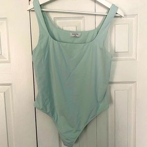 Aritzia mint green thong body suit!